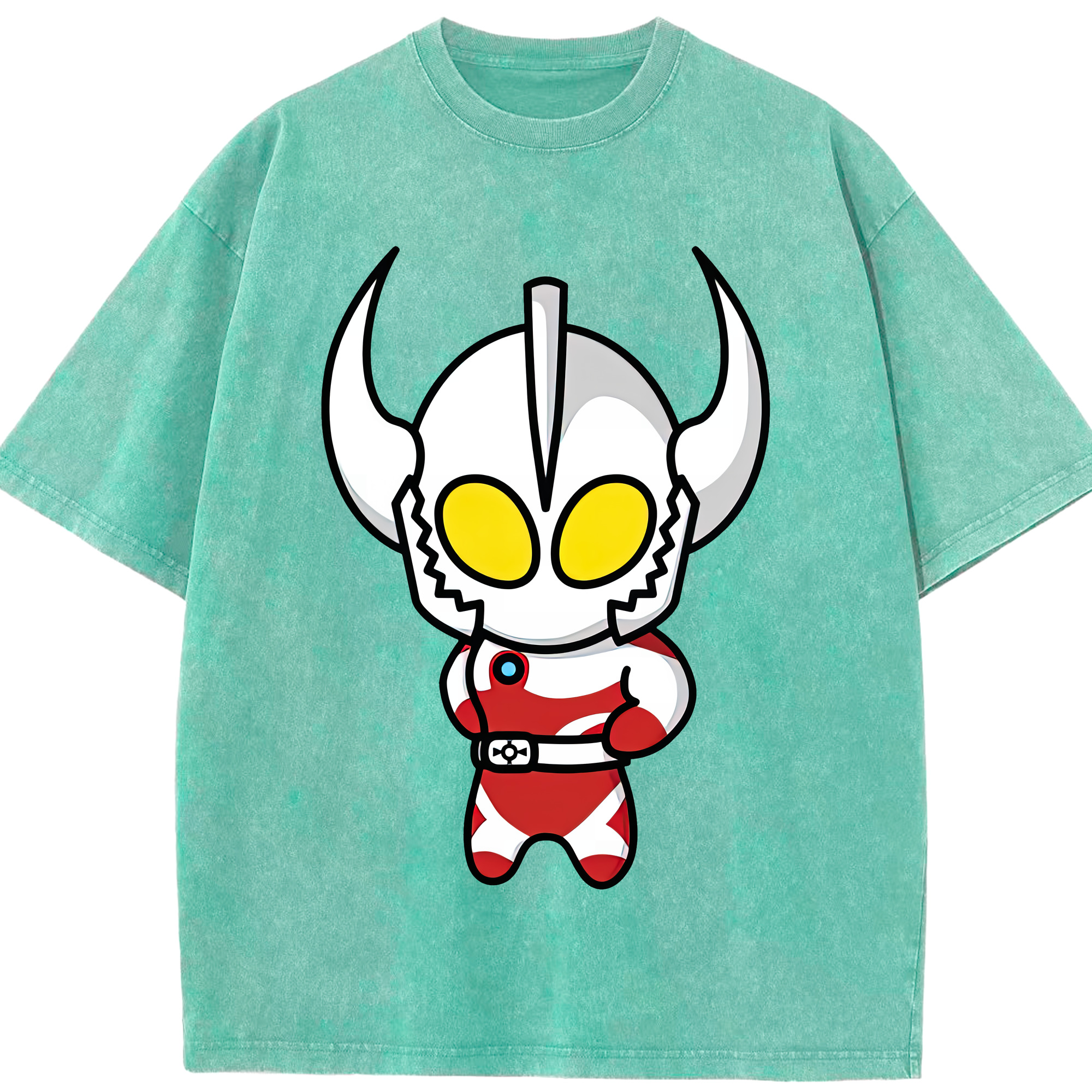 （画像用） ウルトラマン Ultraman 綿100% ヴィンテージ風 半袖Tシャツ（フロントプリント）